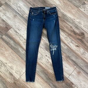 AG Adriano Goldschmied Dark Blue Skinny Jeans